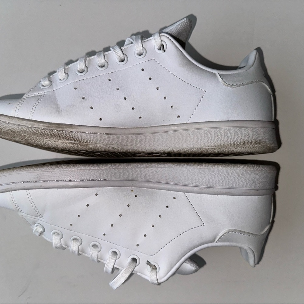 2024 Adidas Stan Smith J 'Triple White' View 2